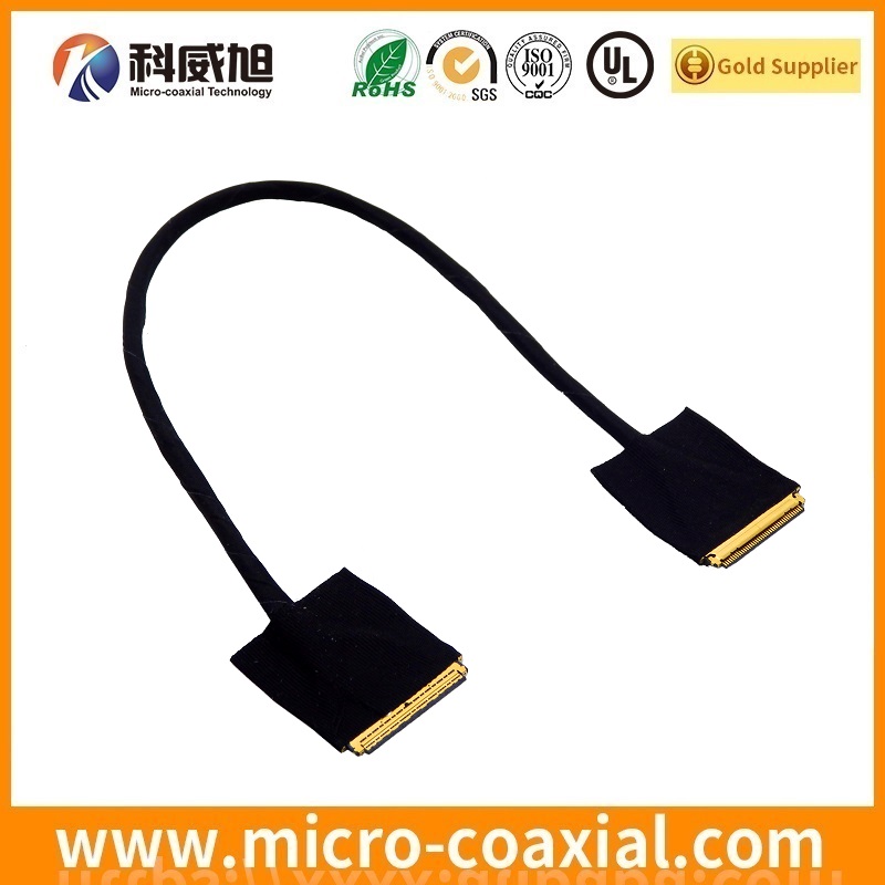 Professional I-PEX 20680-050T-01 micro-coxial LVDS cable I-PEX 20410-030U LVDS eDP cable Manufacturing plant
