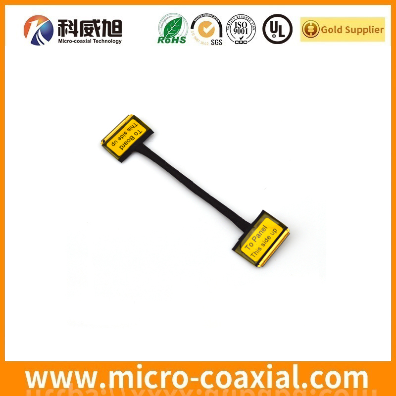 Professional I-PEX 20833-040T-01 micro flex coaxial LVDS cable I-PEX 20142-050U-20F LVDS eDP cable factory