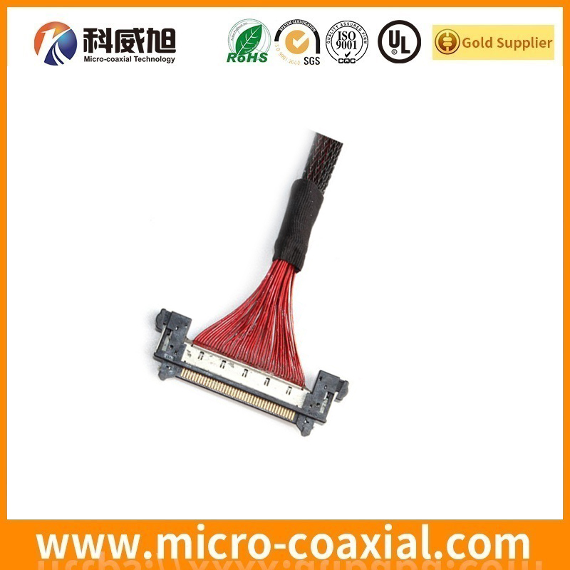 Professional I-PEX 20844-040T-01-1 micro wire LVDS cable I-PEX 20321-040T-11 LVDS eDP cable supplier
