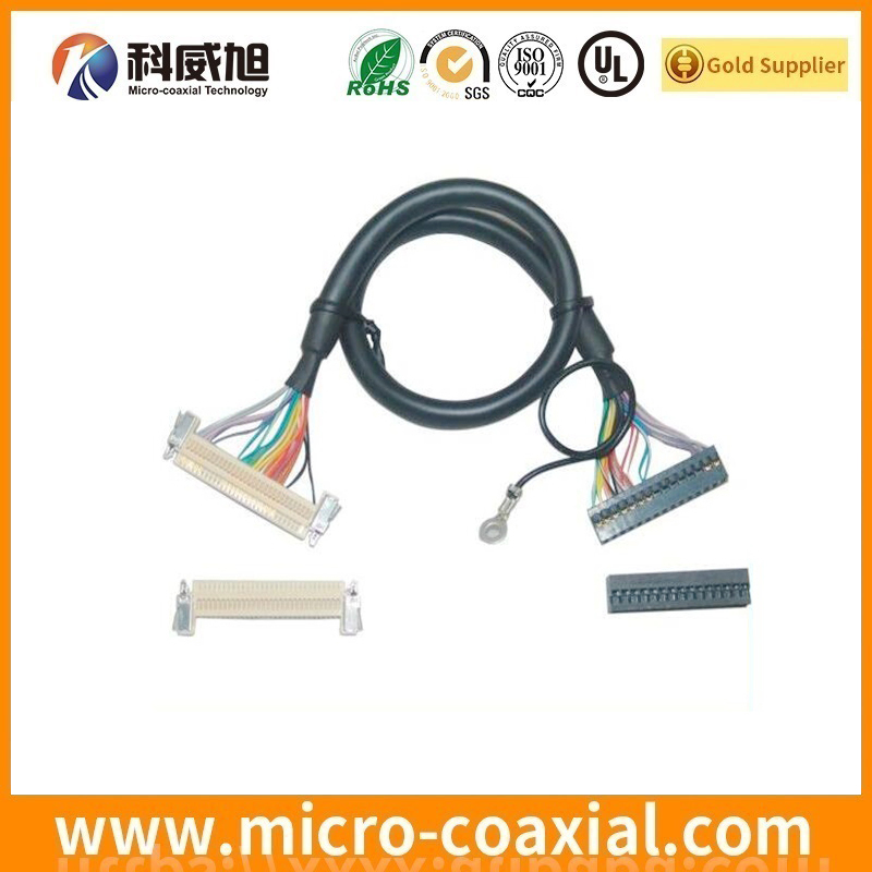 Professional I-PEX 20846-040T-01 micro-coxial LVDS cable I-PEX 20680-050T-01 LVDS eDP cable Supplier
