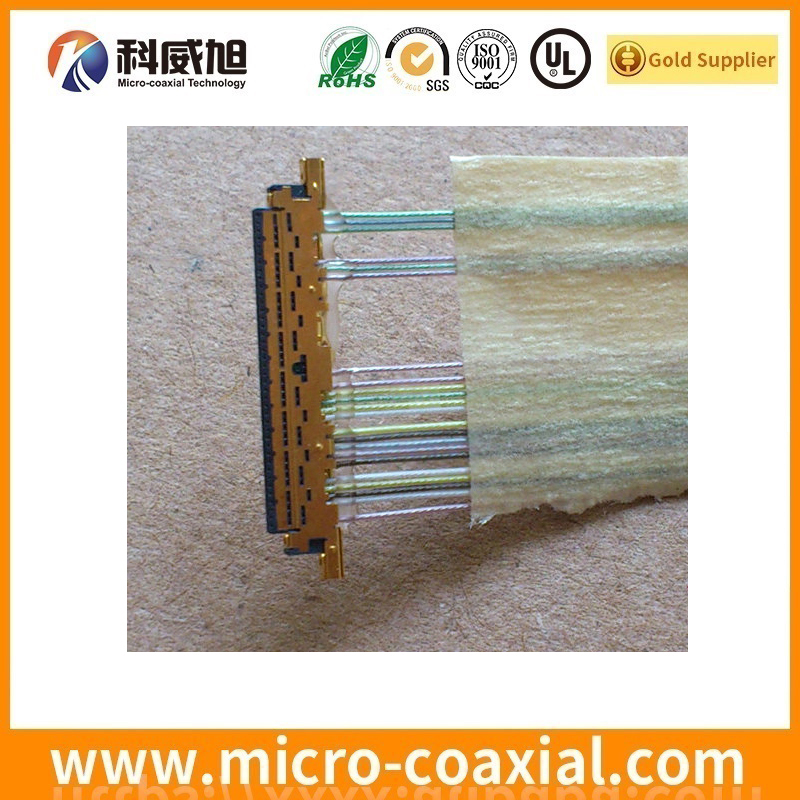 Professional I-PEX 2367-030 fine wire LVDS cable I-PEX 20504-044T-01F LVDS eDP cable Factory