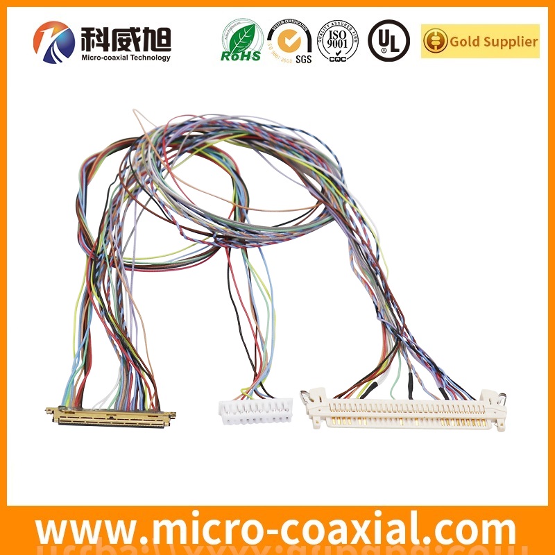Professional I-PEX 2574-1203 micro coaxial connector LVDS cable I-PEX 20395-032T LVDS eDP cable manufactory