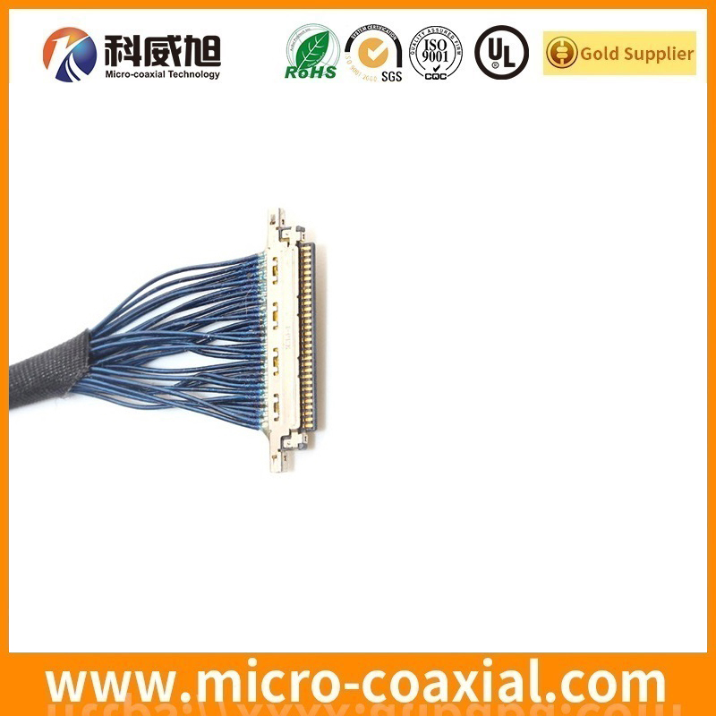 Professional I-PEX 2766-0201 Fine Micro Coax LVDS cable I-PEX 20849-040E-01 LVDS eDP cable Factory