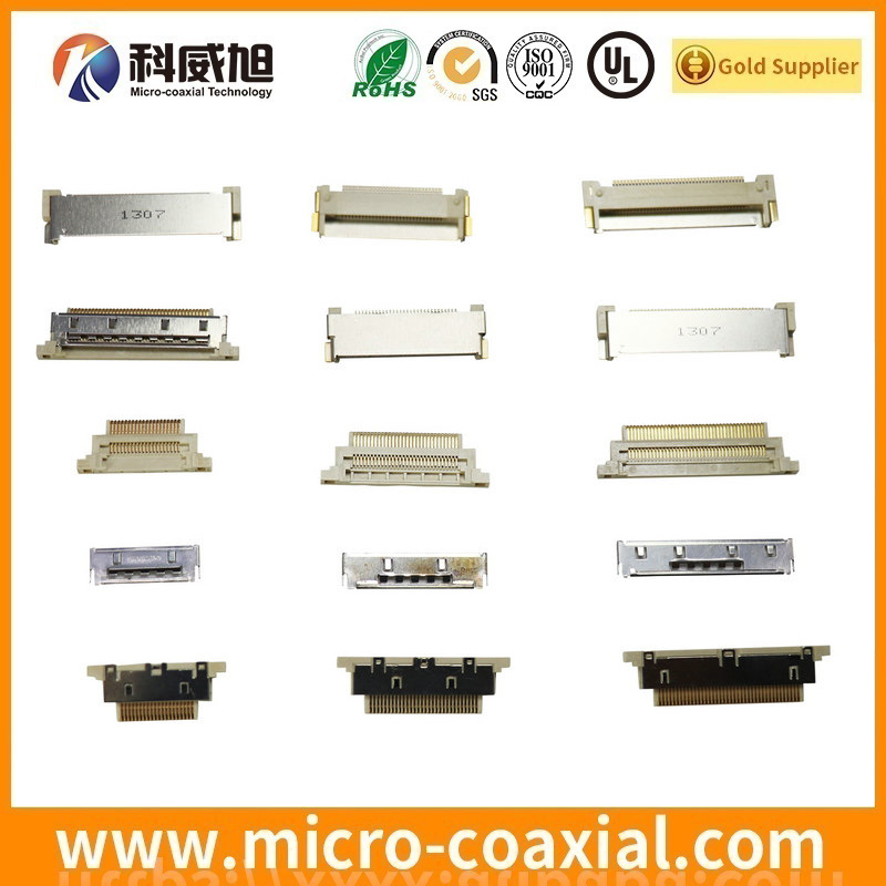 custom DF36-20P-SHL micro flex coaxial LVDS cable I-PEX 2182-050-04 LVDS eDP cable Manufacturer