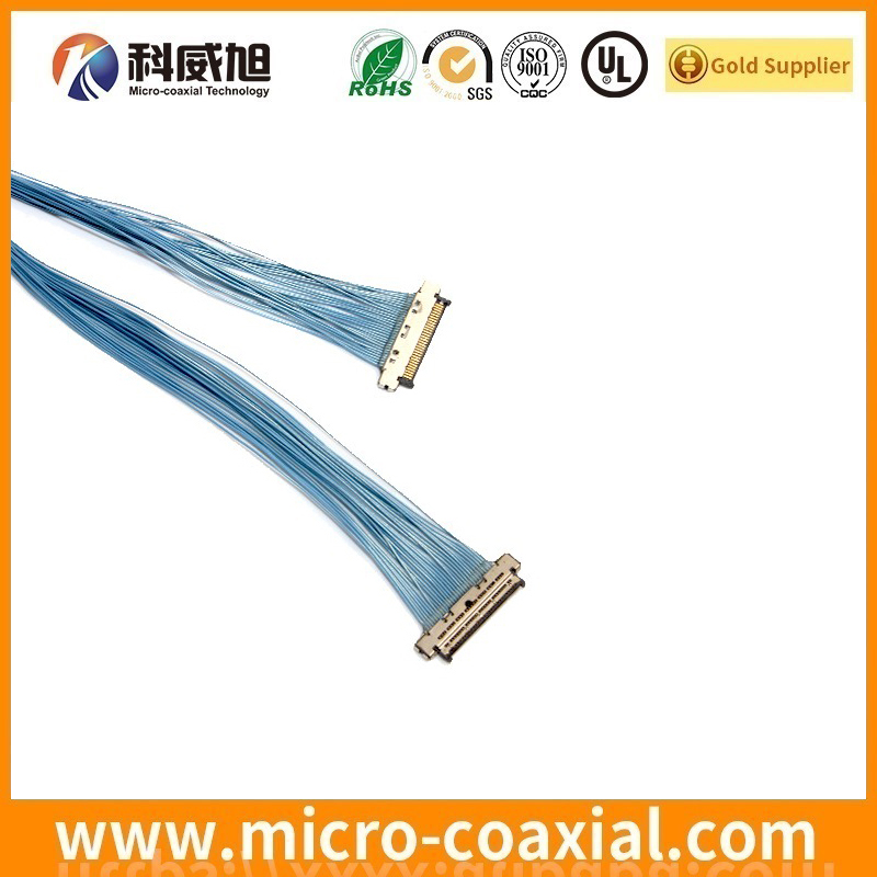 custom DF49-20S-0.4H(51) board-to-fine coaxial LVDS cable I-PEX CABLINE-TL LVDS eDP cable Manufactory