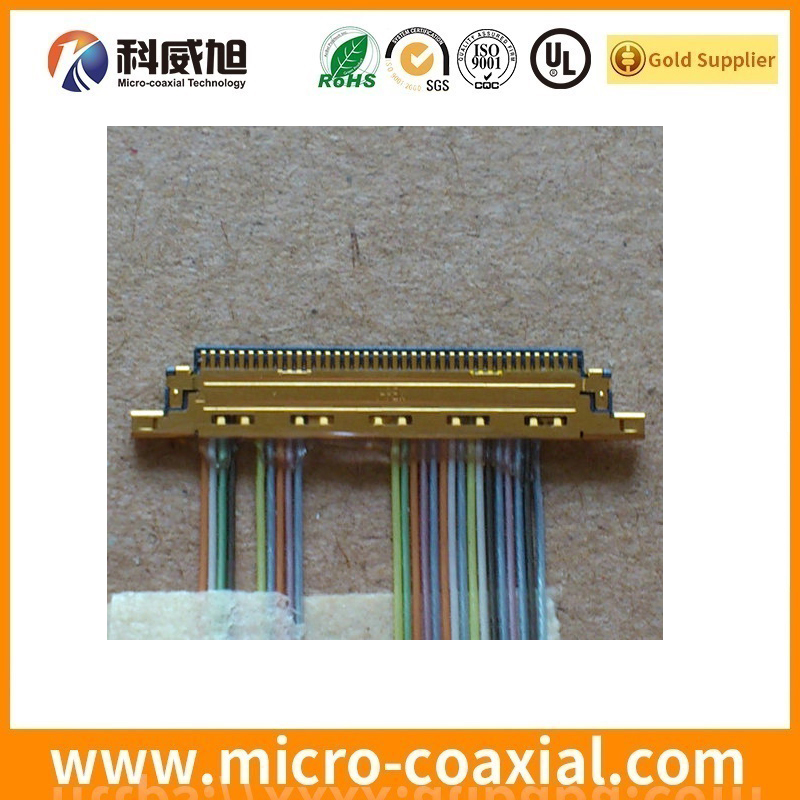 custom DF49-40P-0.4SD(51) micro-miniature coaxial LVDS cable I-PEX 2367-030 LVDS eDP cable Manufacturing plant