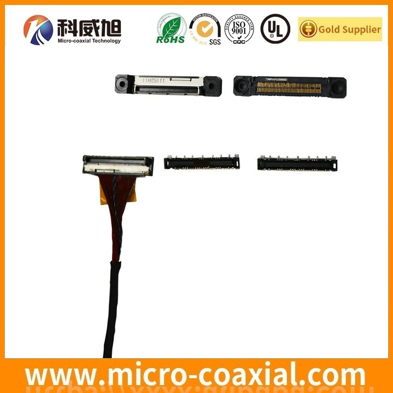 custom DF56C-50S-0.3V(51) board-to-fine coaxial LVDS cable I-PEX 20525-210E-02 LVDS eDP cable manufacturer