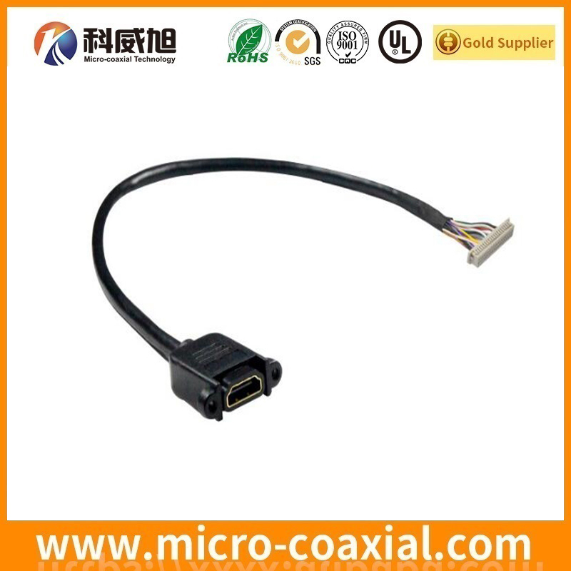 custom FI-RE51CL board-to-fine coaxial LVDS cable I-PEX 20346-035T-32R LVDS eDP cable manufactory