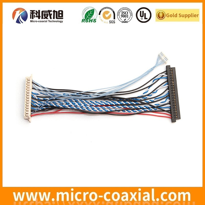 custom FI-RE51HL micro-miniature coaxial LVDS cable I-PEX 20505 LVDS eDP cable vendor