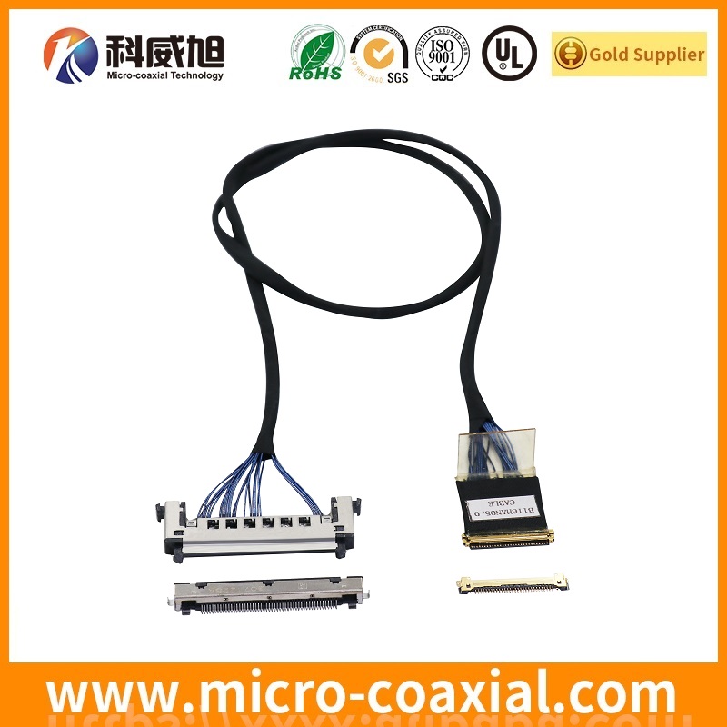 custom FI-RE51VL-CSH-3000 fine pitch harness LVDS cable I-PEX 20473 LVDS eDP cable manufacturing plant