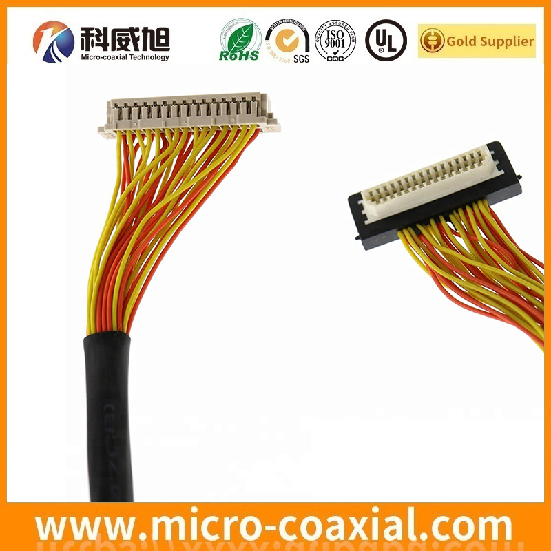 custom FI-S25P-HFE-E1500 SGC LVDS cable I-PEX 20230-020B-F LVDS eDP cable provider
