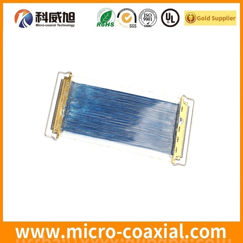 custom FI-S4P-HFE-E1500 thin coaxial LVDS cable I-PEX 20319 LVDS eDP cable supplier