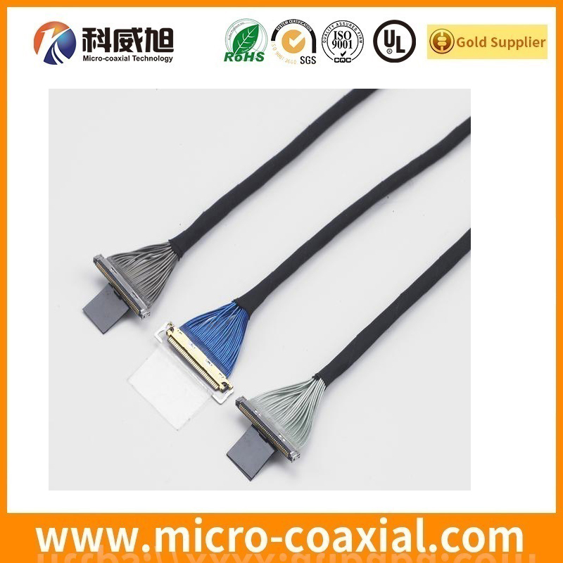 custom FI-W9P-HFE micro-coxial LVDS cable I-PEX 20525-210E-02 LVDS eDP cable manufactory