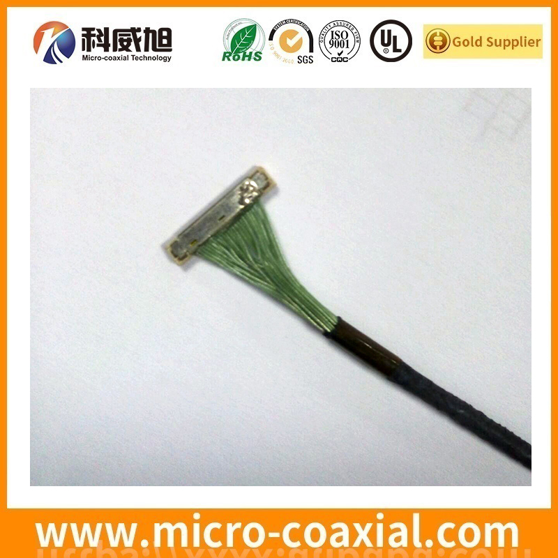 custom I-PEX 1968 thin coaxial LVDS cable I-PEX 2182-010-03 LVDS eDP cable Manufacturing plant