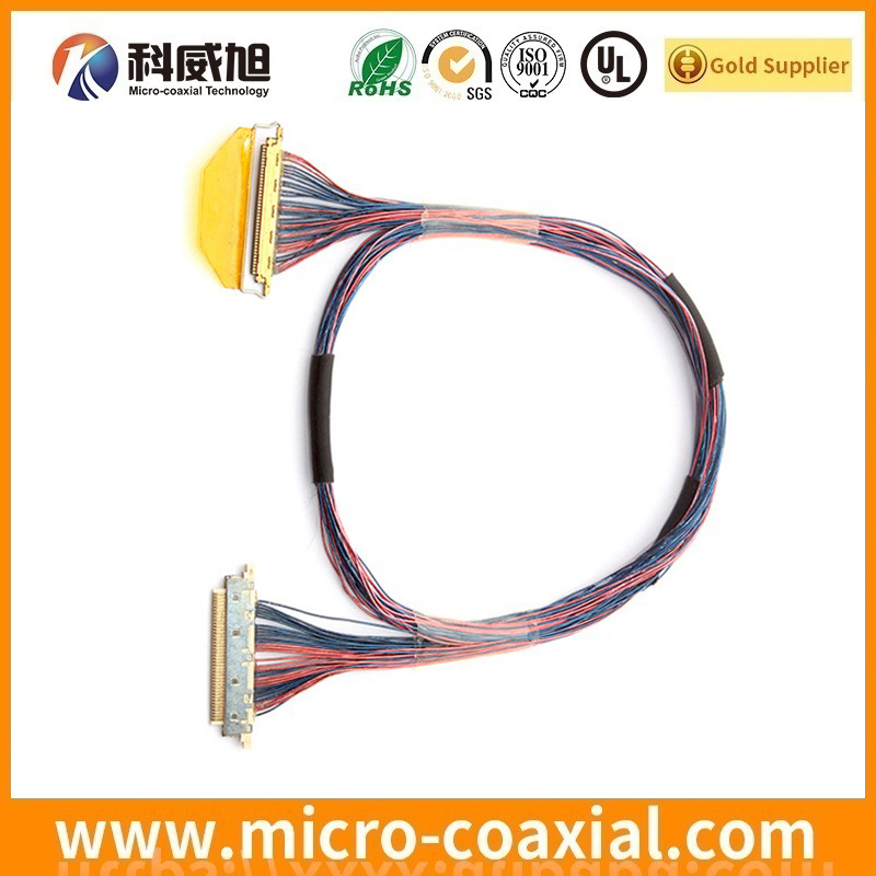 custom I-PEX 1978-0101S Micro Coaxial LVDS cable I-PEX 20533-030E LVDS eDP cable manufactory