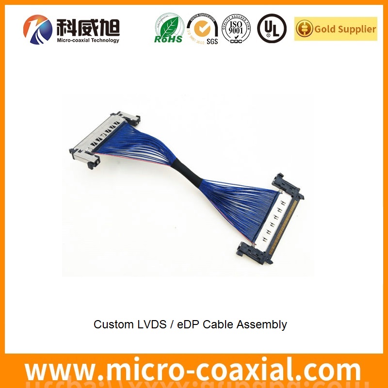 custom I-PEX 20152-020U-30F board-to-fine coaxial LVDS cable I-PEX 20323-040E-12 LVDS eDP cable manufacturing plant