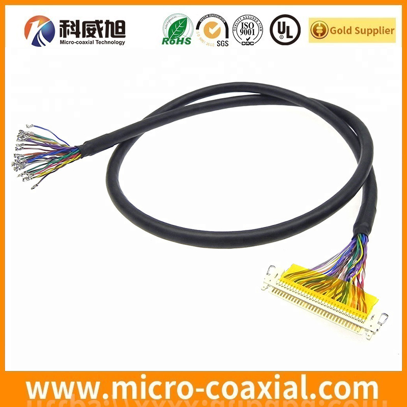 custom I-PEX 20153-050U-F MCX LVDS cable I-PEX 20422-021T LVDS eDP cable vendor