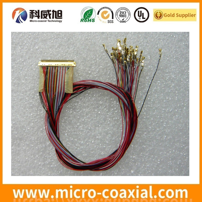 custom I-PEX 20319 fine micro coaxial LVDS cable I-PEX 20634-220T-02 LVDS eDP cable Manufacturing plant
