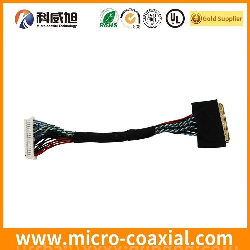 custom I-PEX 20323-030E-12 Micro Coaxial LVDS cable I-PEX 20143-050E-20F LVDS eDP cable Manufactory
