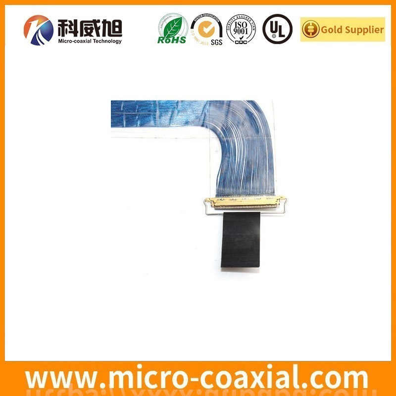 custom I-PEX 20347-310E-12R thin coaxial LVDS cable I-PEX 20634-260T-02 LVDS eDP cable Provider