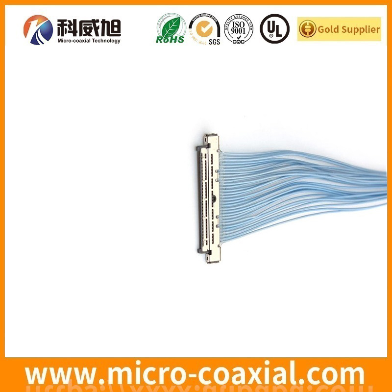 custom I-PEX 20380-R30T-06 micro coaxial connector LVDS cable I-PEX 20152-020U-30F LVDS eDP cable provider