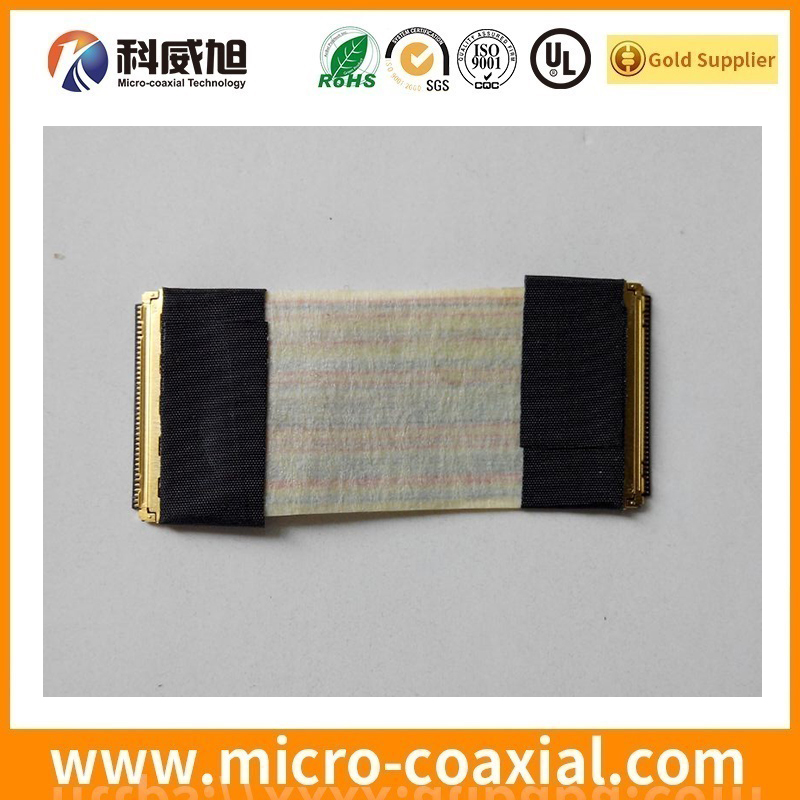 custom I-PEX 20386-Y30T-12F micro coaxial connector LVDS cable I-PEX 20634-220T-02 LVDS eDP cable supplier