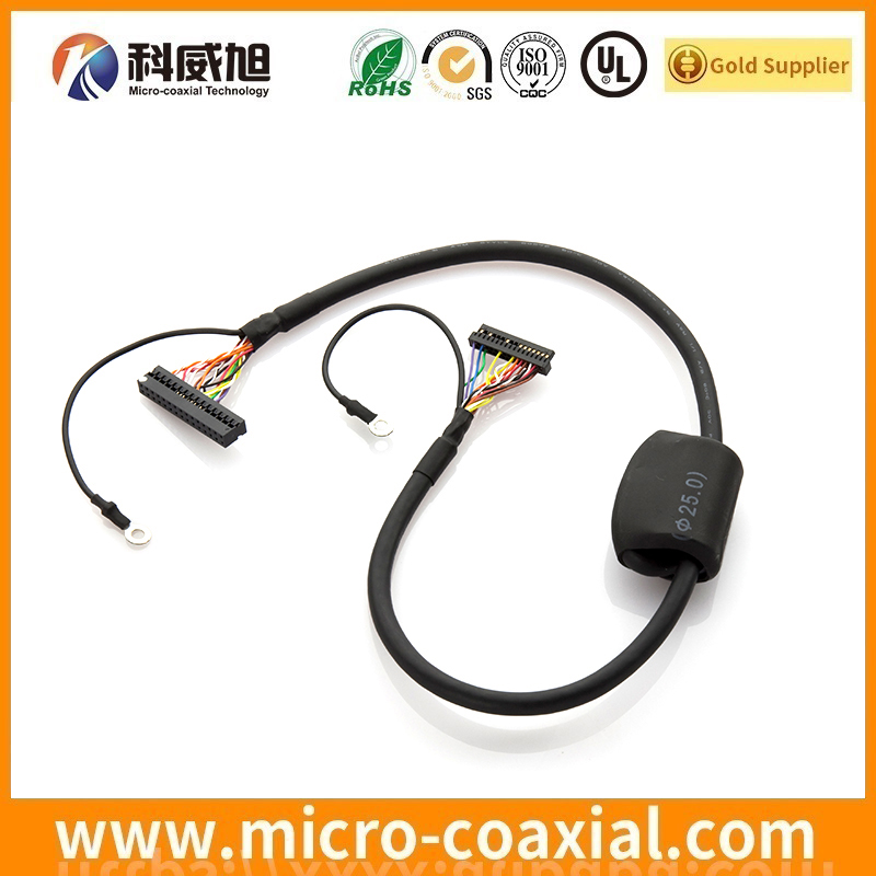 custom I-PEX 20386 thin coaxial LVDS cable I-PEX 20849-040E-01 LVDS eDP cable manufacturing plant
