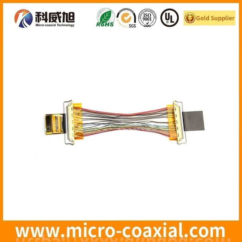 custom I-PEX 20454-040T fine micro coax LVDS cable I-PEX 2496-040 LVDS eDP cable Manufacturing plant