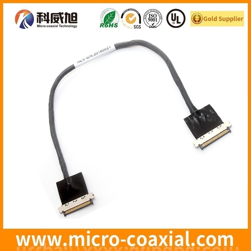 custom I-PEX 20454 fine wire LVDS cable I-PEX 20473-040T-10 LVDS eDP cable Manufactory