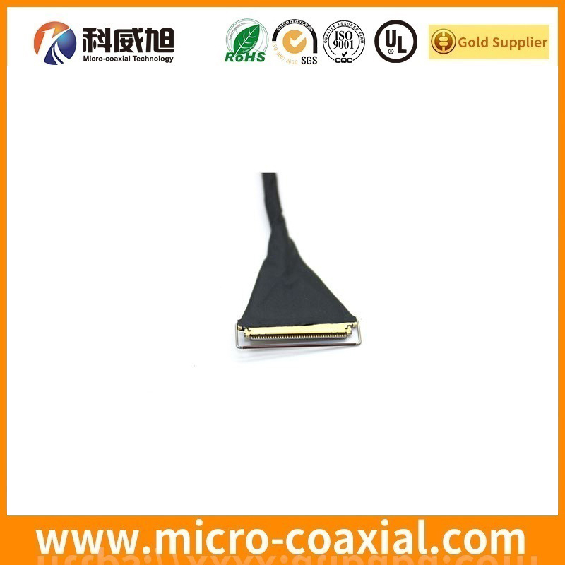 custom I-PEX 20473-040T-10 micro flex coaxial LVDS cable I-PEX 20849-030E-01 LVDS eDP cable Factory