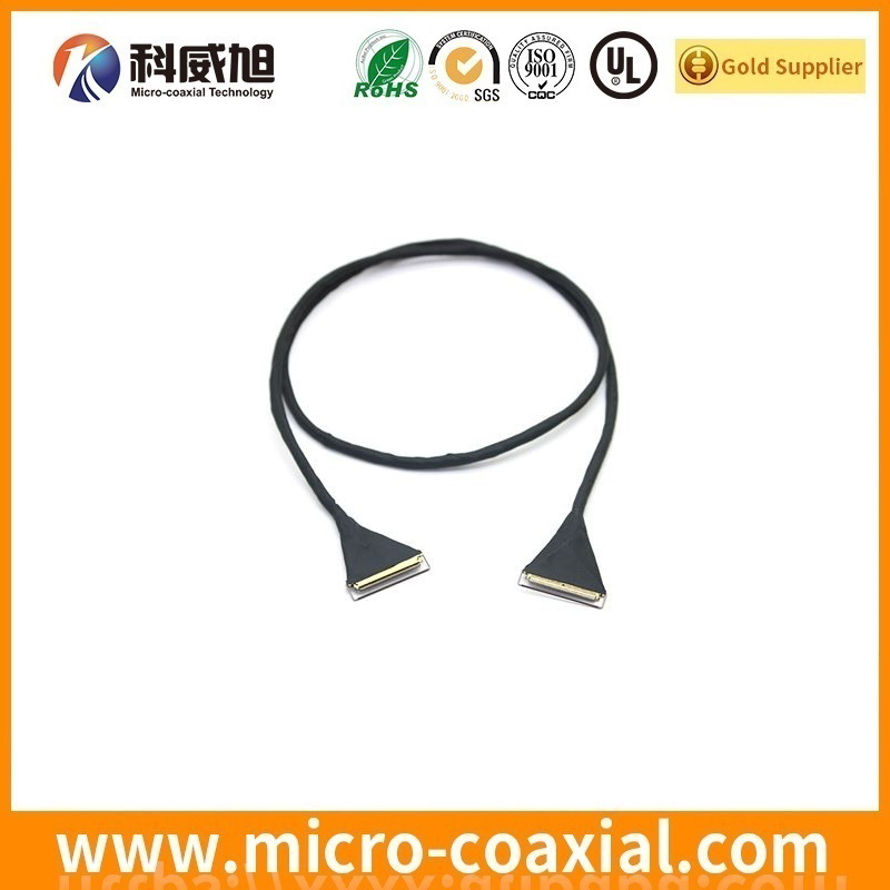 custom I-PEX 20496 micro coaxial LVDS cable I-PEX 20321-040T-11 LVDS eDP cable manufactory