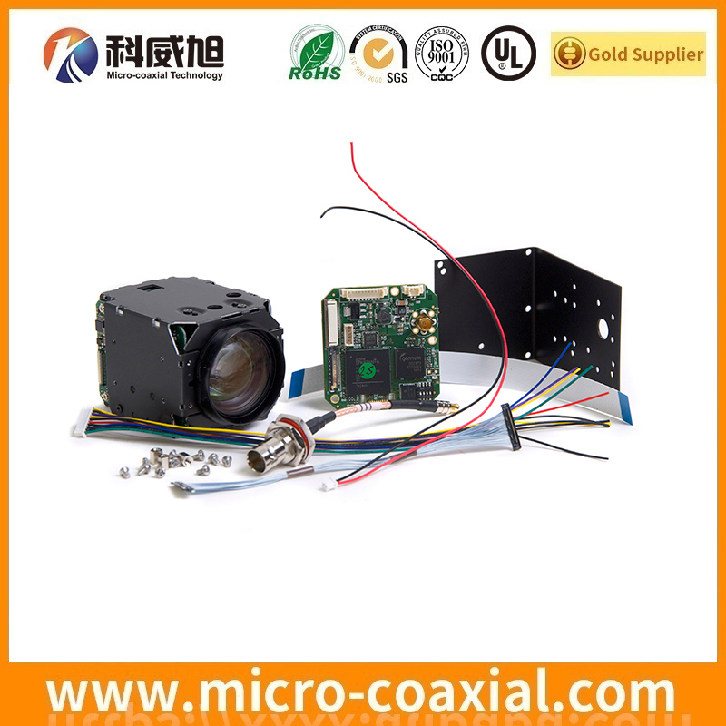 custom I-PEX 20497 Micro-Coax LVDS cable I-PEX 20728 LVDS eDP cable manufactory
