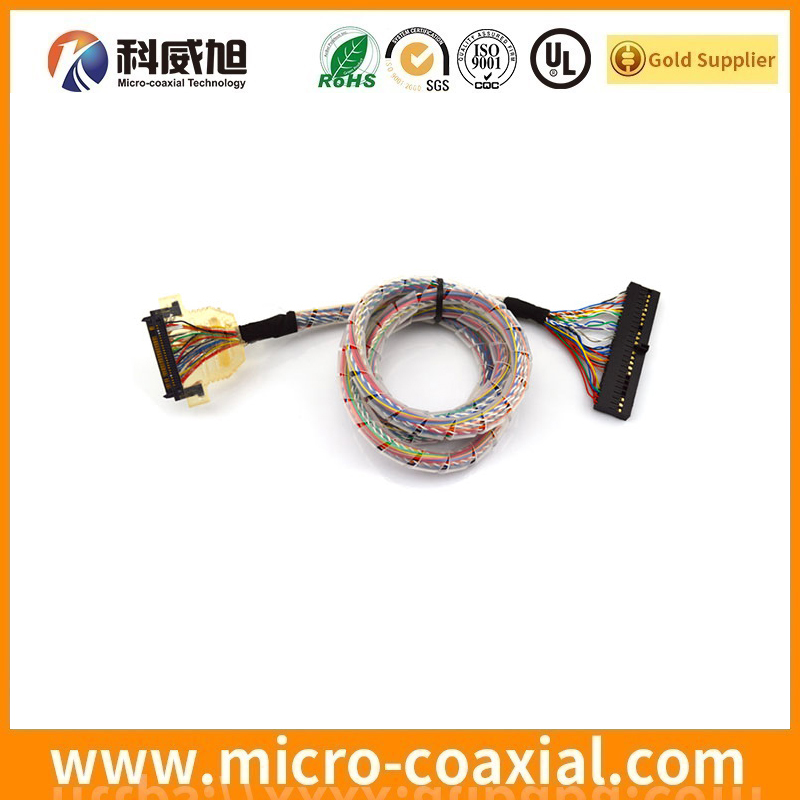 custom I-PEX 20497 micro wire LVDS cable I-PEX 20682-020E-02 LVDS eDP cable Factory
