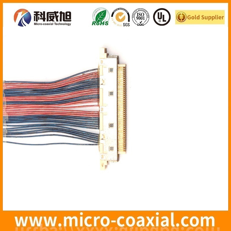 custom I-PEX 20498-032E-41 fine pitch harness LVDS cable I-PEX 20532-050T-02 LVDS eDP cable vendor