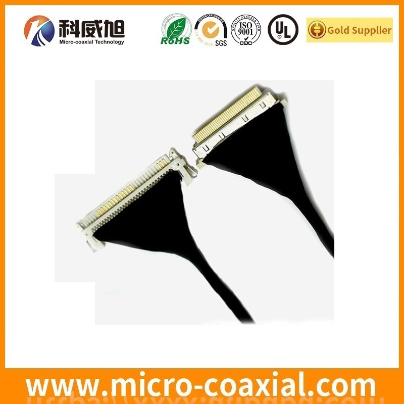 custom I-PEX 20849-040E-01 Micro-Coax LVDS cable I-PEX 20847-040T-01 LVDS eDP cable Provider