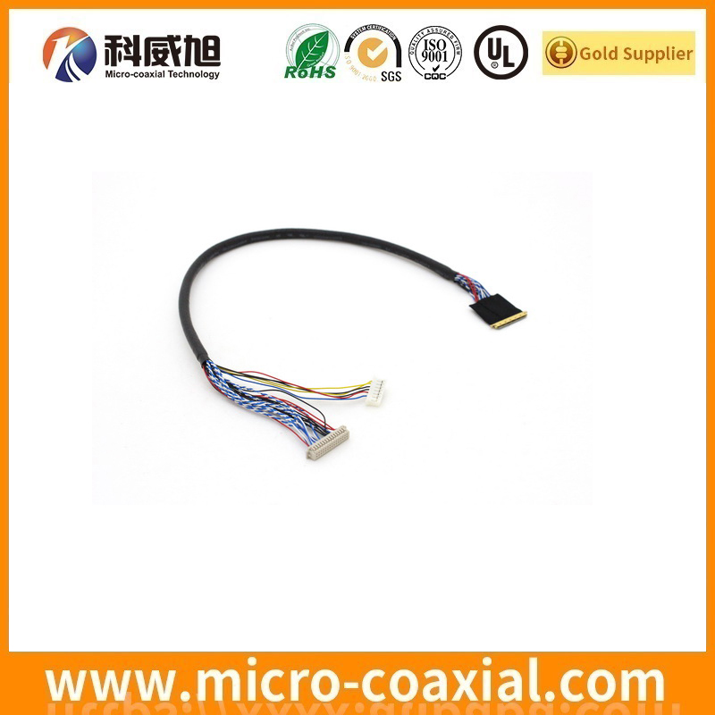 custom I-PEX 2496-050 MCX LVDS cable I-PEX 20380-R20T-06 LVDS eDP cable Manufacturing plant