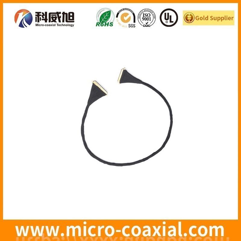 custom I-PEX 2799-0301 micro-coxial LVDS cable I-PEX 20347-015E-01 LVDS eDP cable supplier