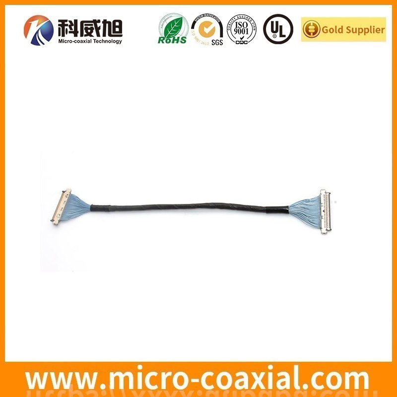 custom LVC-C40LPMSG fine-wire coaxial LVDS cable I-PEX 20533 LVDS eDP cable manufacturing plant