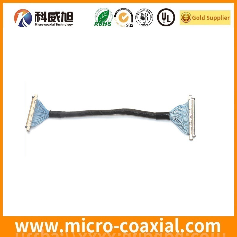 custom SSL00-10S-1000 Micro Coax LVDS cable I-PEX 20682-020E-02 LVDS eDP cable Factory