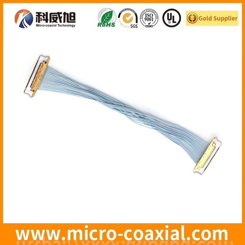 custom SSL01-40L3-1000 Fine Micro Coax LVDS cable I-PEX 20496-050-40 LVDS eDP cable manufacturing plant