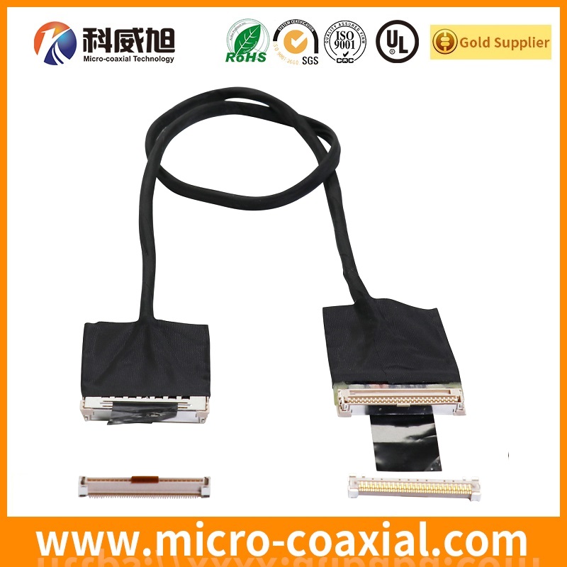custom USLS20-40 fine pitch LVDS cable I-PEX 20386-Y30T-12F LVDS eDP cable factory