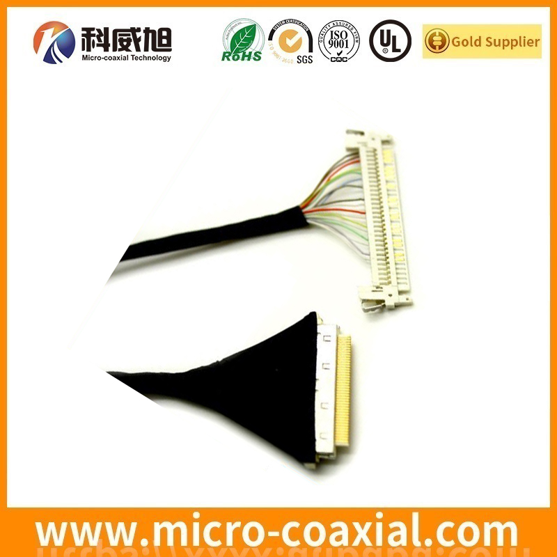 customized DF38A-32S-0.3V(51) Micro Coaxial LVDS cable I-PEX 20437-030T-01 LVDS eDP cable manufacturing plant