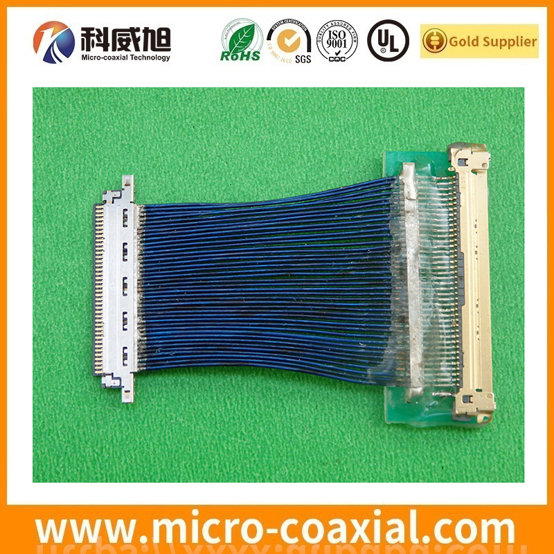 customized DF56C-50S-0.3V(51) fine pitch connector LVDS cable I-PEX 20389-Y30E-03 LVDS eDP cable supplier