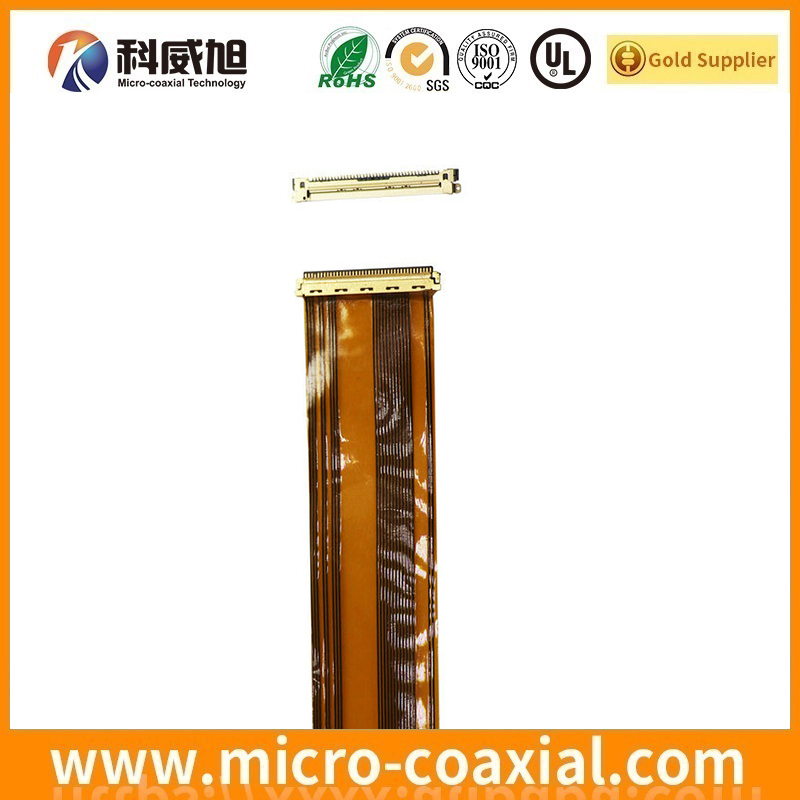 customized DF56CJ-30S-0.3V(51) micro-miniature coaxial LVDS cable I-PEX 20422 LVDS eDP cable factory