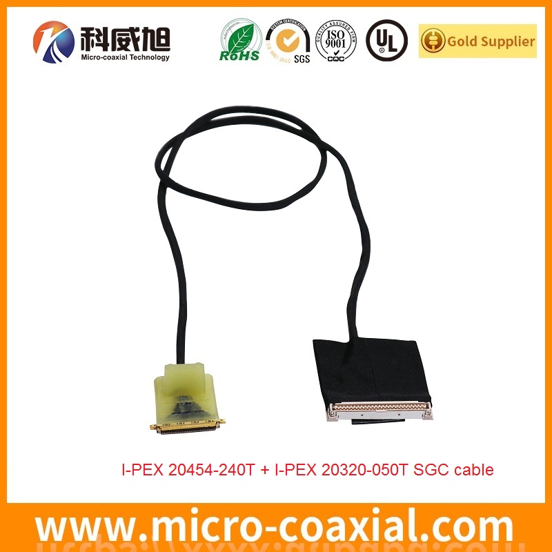 customized DF81-50P-SHL Fine Micro Coax LVDS cable I-PEX 2799 LVDS eDP cable Manufacturer