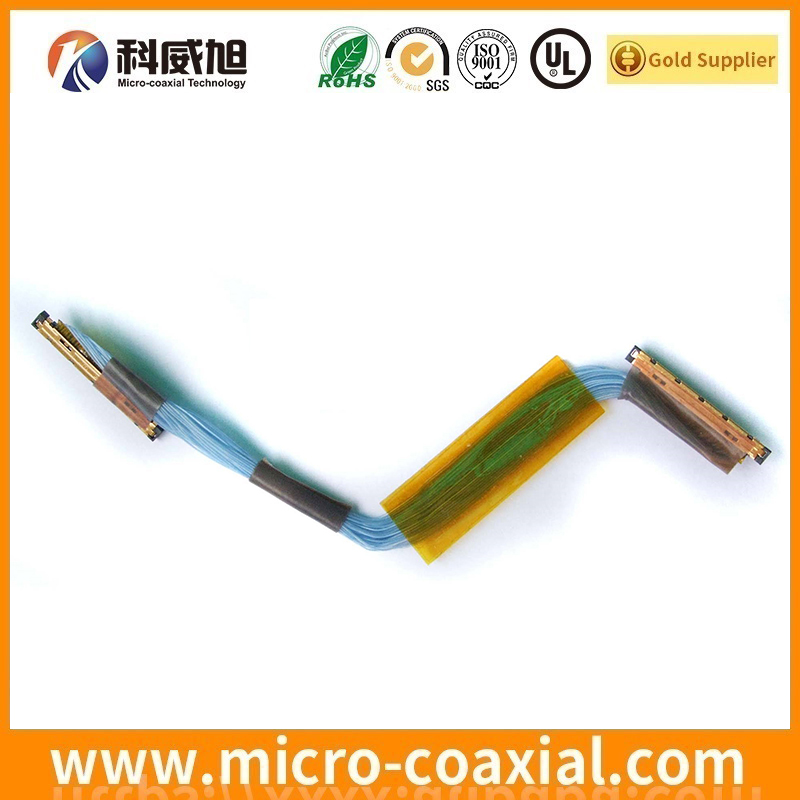 customized FI-RE21S-VF-R1300 thin coaxial LVDS cable I-PEX 20474-030E-12 LVDS eDP cable Supplier