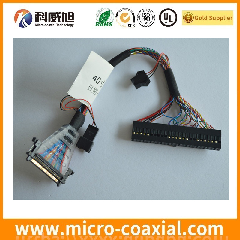 customized FI-RE41S-HF-R1500-CN micro coax LVDS cable I-PEX 2047-0403 LVDS eDP cable Manufacturer