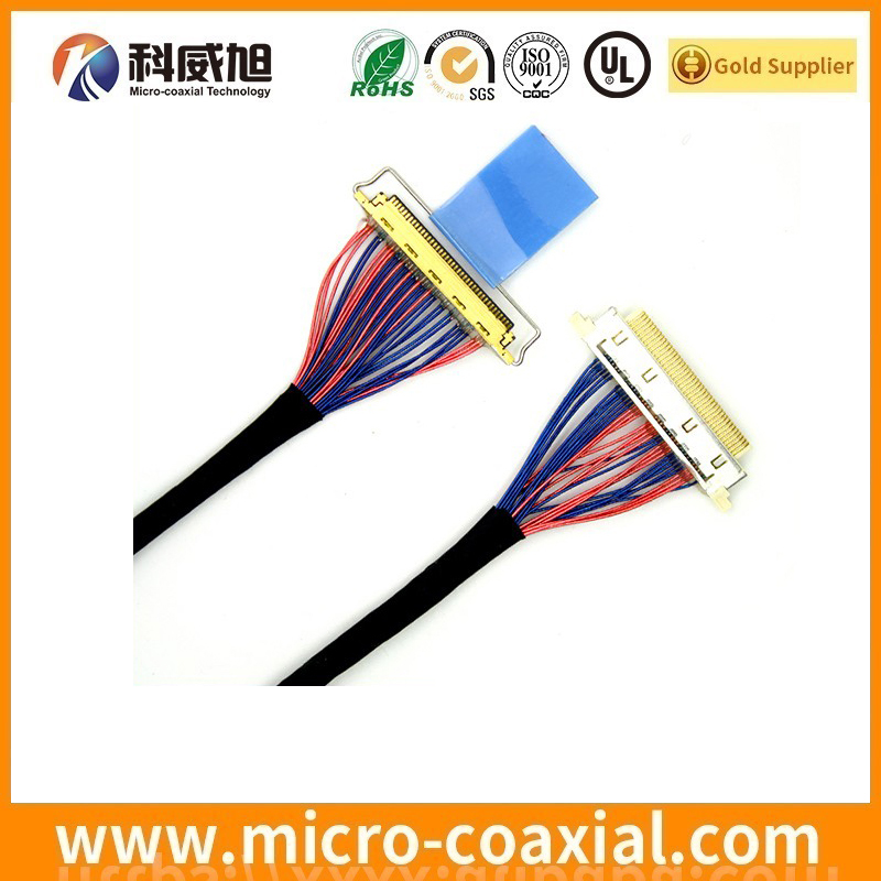 customized FI-W15P-HFE-E1500 fine pitch connector LVDS cable I-PEX FPL II LVDS eDP cable vendor