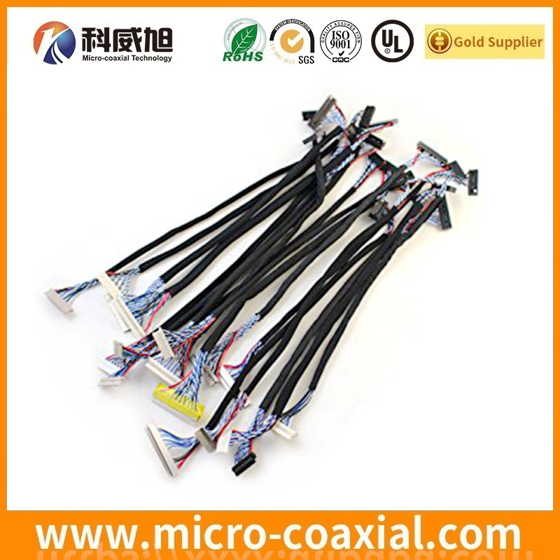 customized FI-W19P-HFE-E1500 board-to-fine coaxial LVDS cable I-PEX 2574-1203 LVDS eDP cable vendor