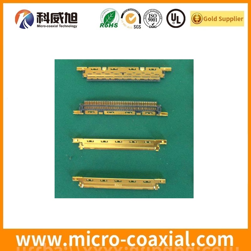 customized FI-XB30SSRLA-HF16 Micro Coax LVDS cable I-PEX 20336-Y44T-01F LVDS eDP cable Manufacturing plant